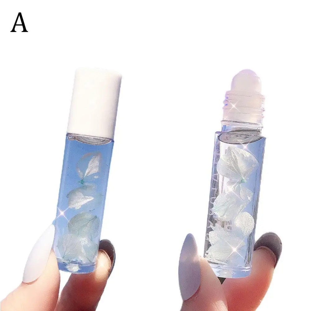 

1pcs Petal Transparent Lip Gloss Lip Oil Moisturizing Natural Lasting Gloss Lip Long Product Hydrating Makeup Beauty Nutrit E1B1