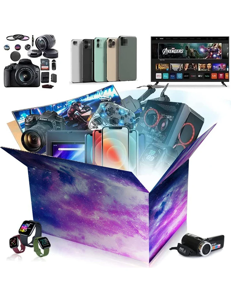 

100%wining Mystery Box Lucky Gift High-quality Mistery Box Precious Item Electronic Product Navidad Christmas Gift Boite Mystere