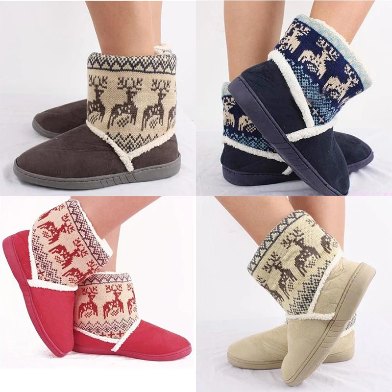 Mntrerm/тапочки из шерсти Мягкие теплые мягкие зимние домашние тапочки Милые