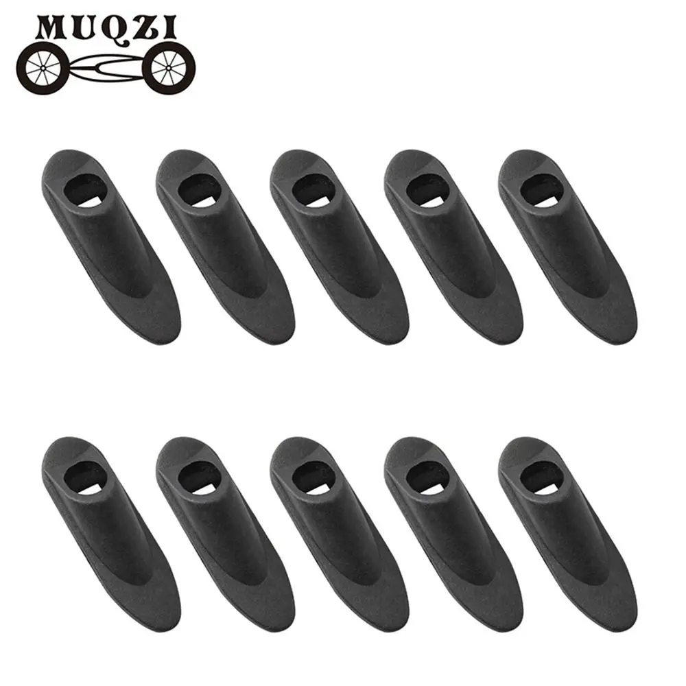 

MUQZI 10PCS Bicycle Frame Embedded Brake Shifter Line Pipe Cable Tube Buckle Fixed Device Cycling Single Hole Wire Tube Clamp