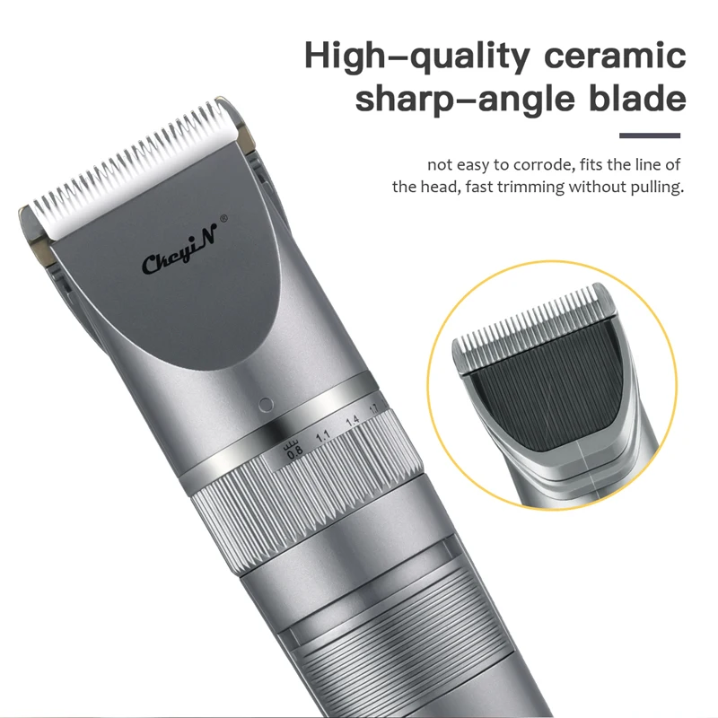 

Body Washable Electric Trimmer Hair Clipper Titanium Ceramic Blade Adjustable Men Rechargeable Beard Cutting Machine Hair Cut