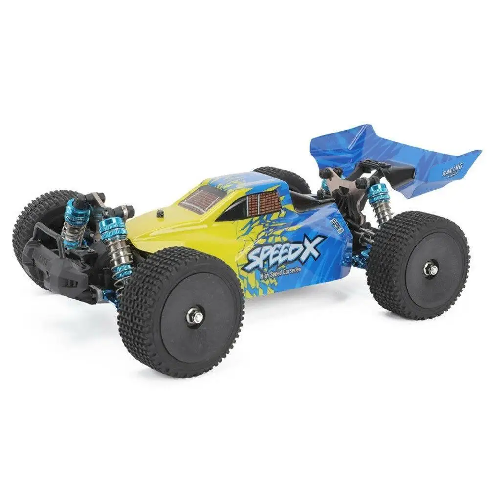 

Genuine Xlf F16 Rtr 1/14 2.4ghz 4wd 60km/h Metal Chassis Rc Car Full Proportional high-speed Vehicles Model Blue+extra Tires