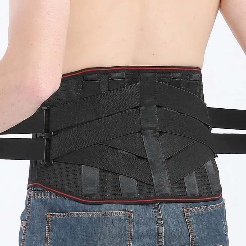 

Lumbar Back Belt Abdominal Binder for Man Women Waist Corset Orthopedic Pain Relief Spine Decompression Lumbar Brace Gym Belt