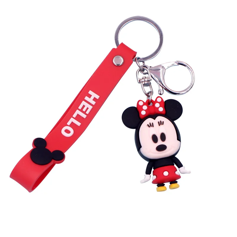 Цепочка для ключей из ПВХ с трехмерной куклой креативный кулон мультфильма