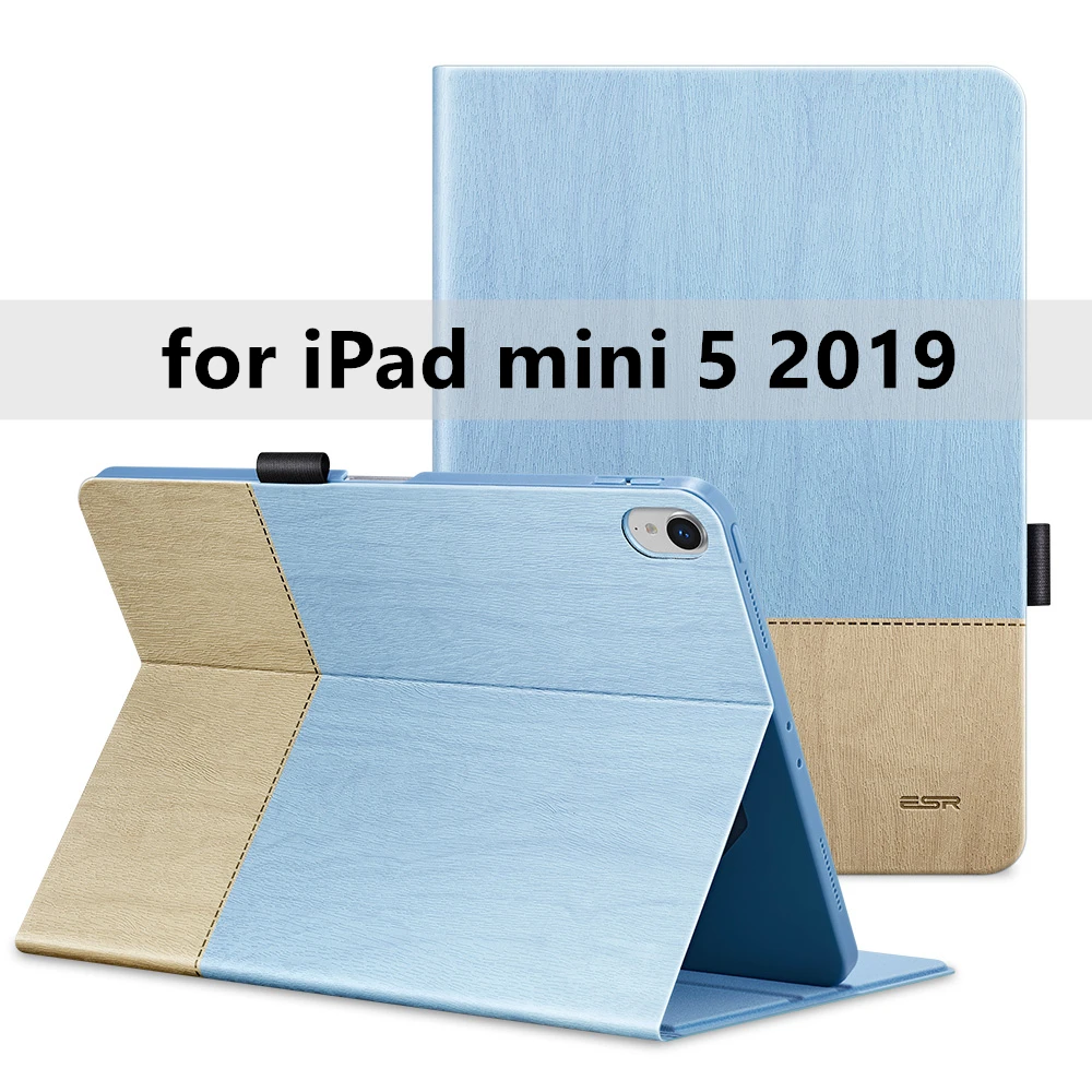 mini 5 ESR из искусственной кожи чехол для ipad 9,7 mini 5 7th Gen 10," Air 3 умный защитный чехол-карандаш для ipad 10,2 - Цвет: mini 5