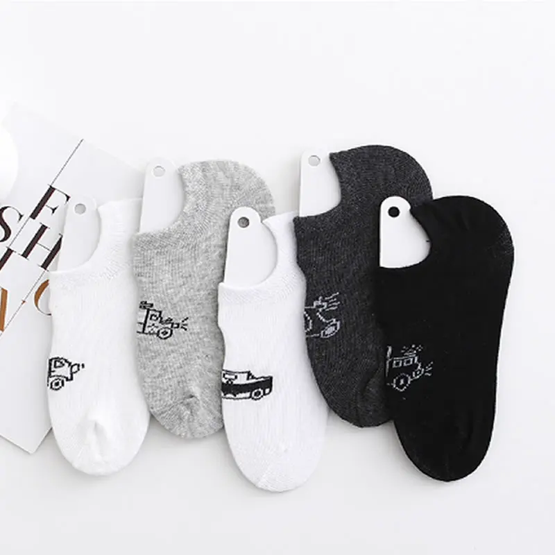 Упаковка из 5 пар новые детские носки кроссовки лето не показывать для мальчиков