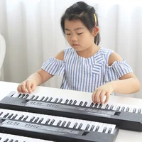 54 key piano keyboard portable mini kids electric music keyboard with dual power supply and mini microphone for beginner thj99