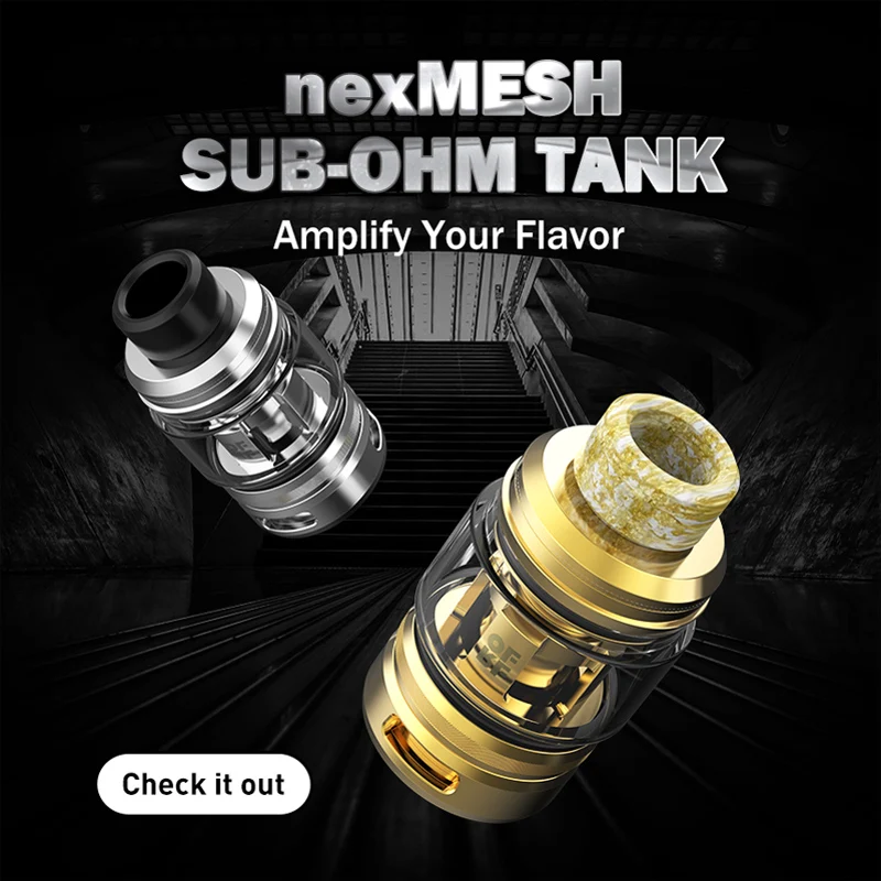 Оригинальный OFRF nexMESH Sub Ohm бак 5 мл/4 мл атомайзер с 0 2 A1 катушкой + 15 SS316 коническая