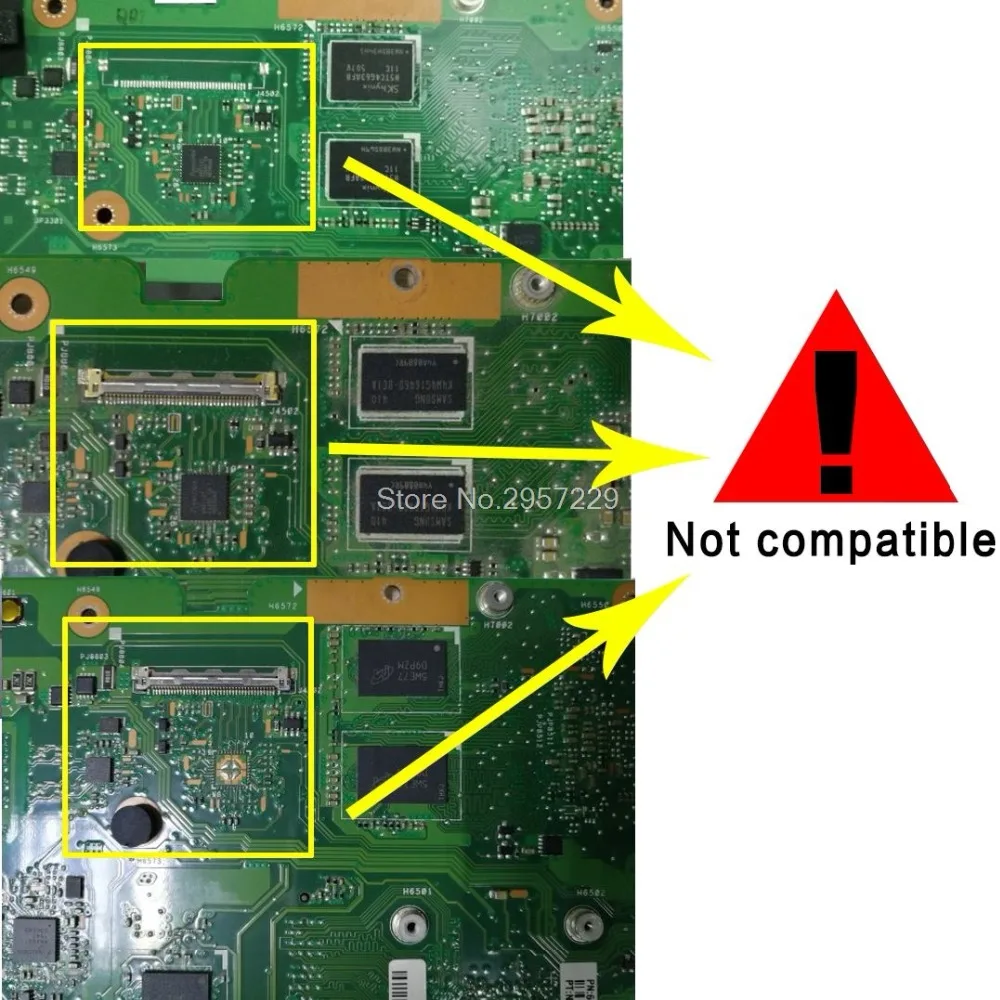 AK X555LD материнская плата для ноутбука ASUS X555LD X555LDB X555LA X555LB X555L X555 Тесты оригинальная материнская плата 4G-RAM I7-5500U GT840M