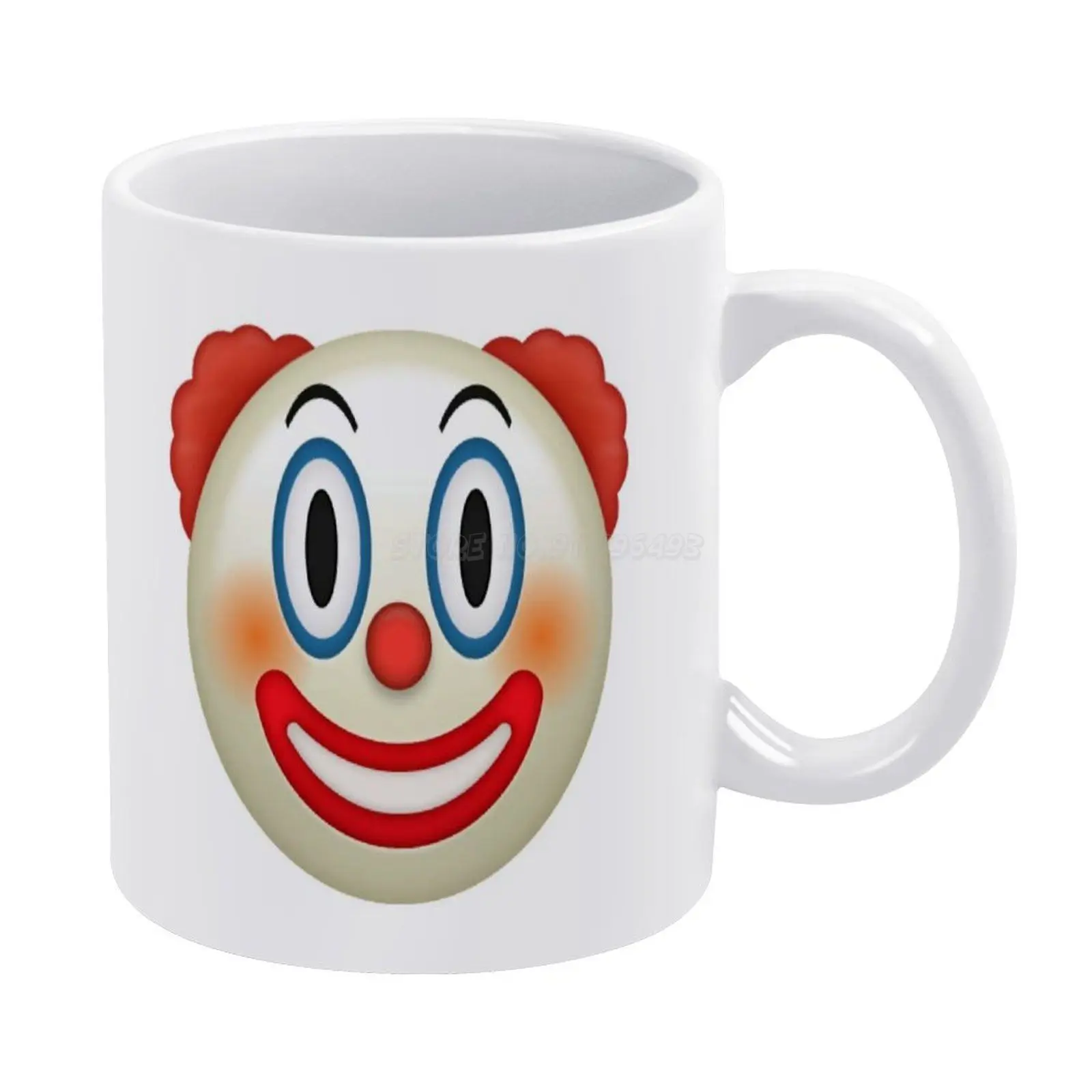 Белая керамическая кружка клоуна креативная мем Забавный | Кружки