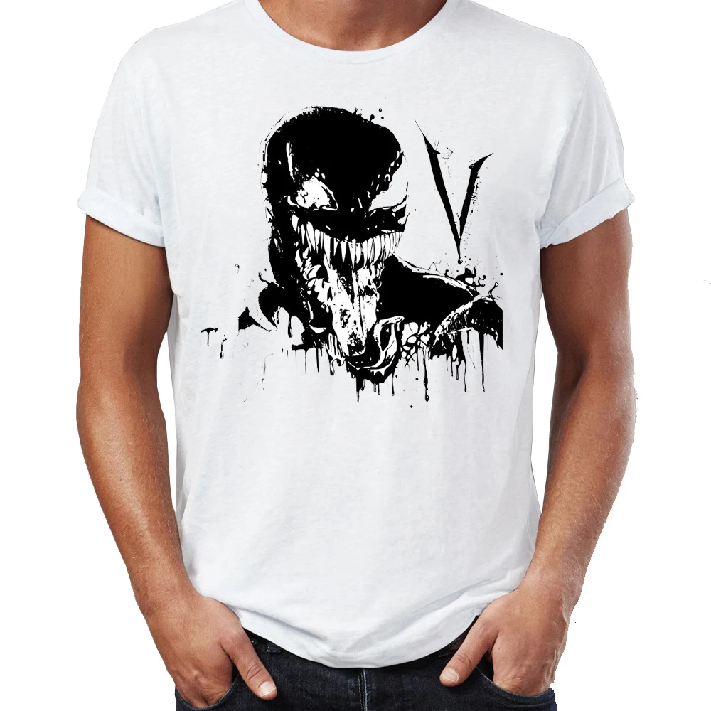 Мужская Футболка Venom Park Carnage Symbiote Badass Villain Anti hero Artsy Awesome художественная футболка