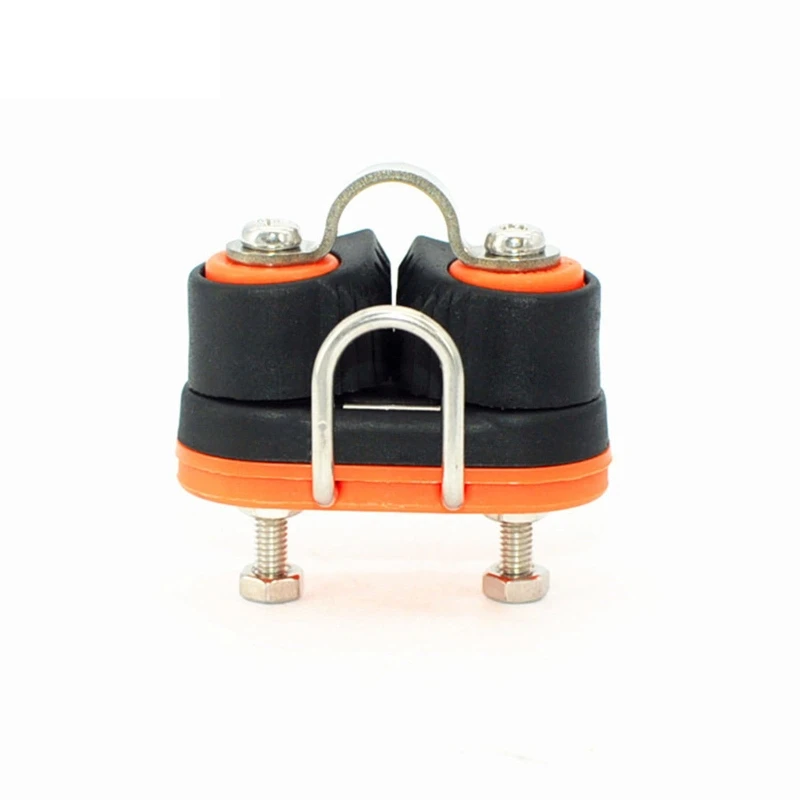 

Double Row Kayak Ball Bearing Cam Cleat Pilates Equipment Marine Boat Fast Entry Rope Wire Clamp Fairlead Sailboat Yacht