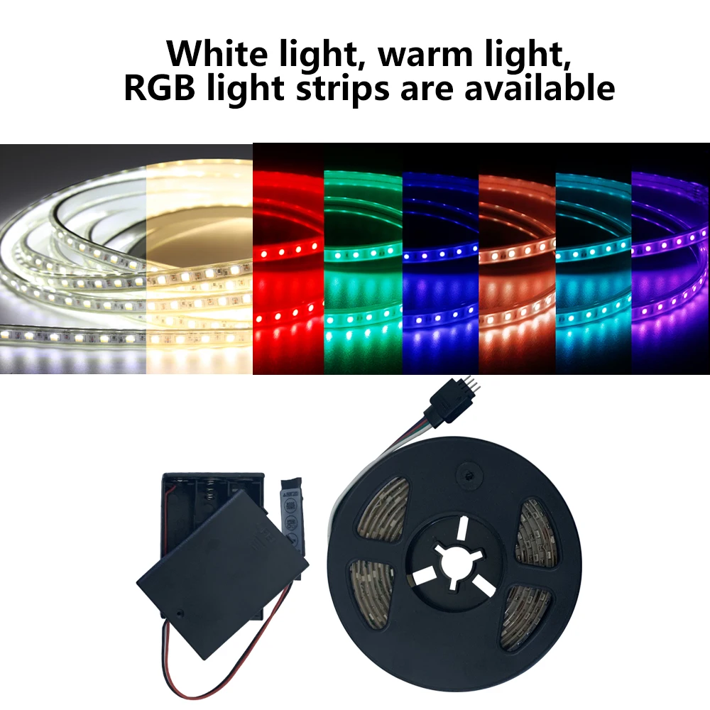 5 в 0 м светлая светодиодная полоса Смарт RGB огни водонепроницаемая цветная линия