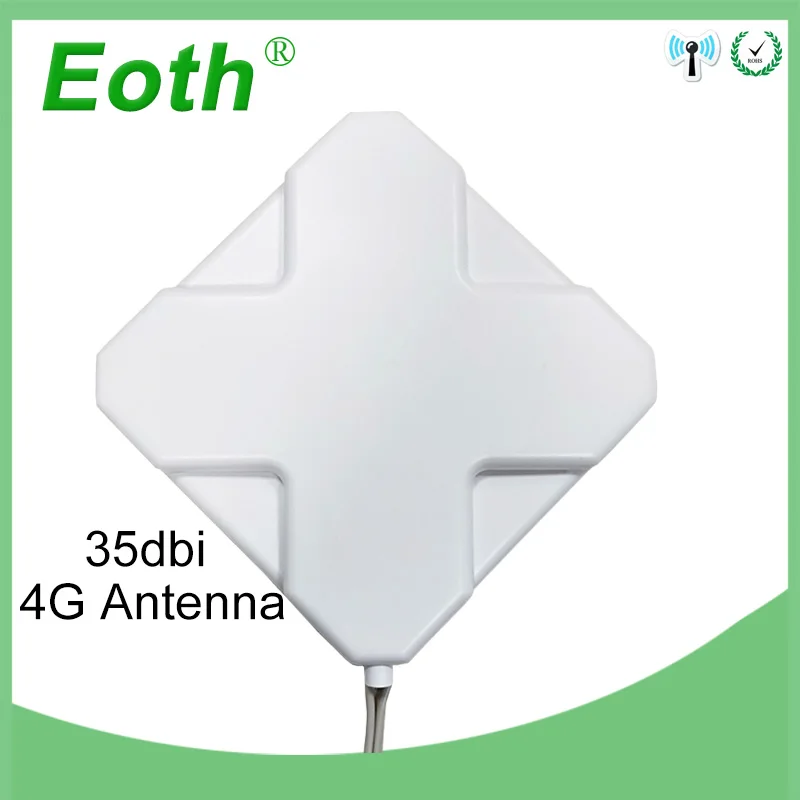 5 шт. Eoth 4G антенна SMA папа 35 дБи 2 м Антенна * коннектор IOT для модемного