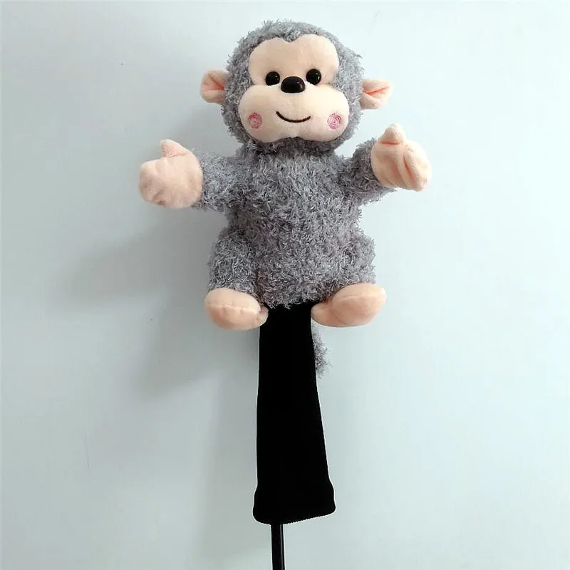 Милый чехол с изображением животных для игры в гольф спортивных клубов чехлы