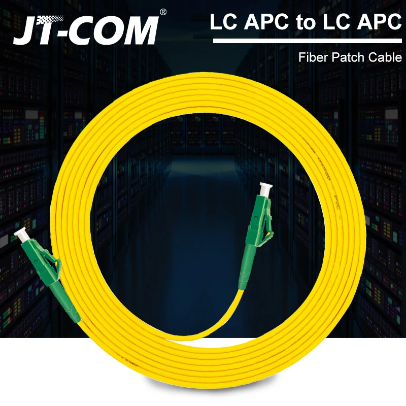 LC APC to LC APC Simplex 2.0mm 3.0mm PVC Single Mode Fiber Patch Cable Fiber Optic Patch Cord