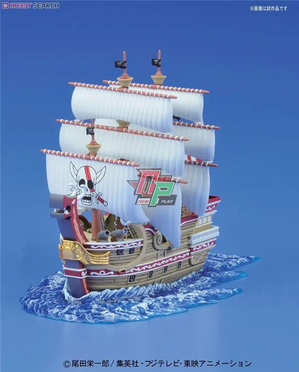 

Original Bandai One Piece Great Ship 04 Four Emperors Shanks Redfoss Assembly Action Figureals Brinquedos Model Dolls