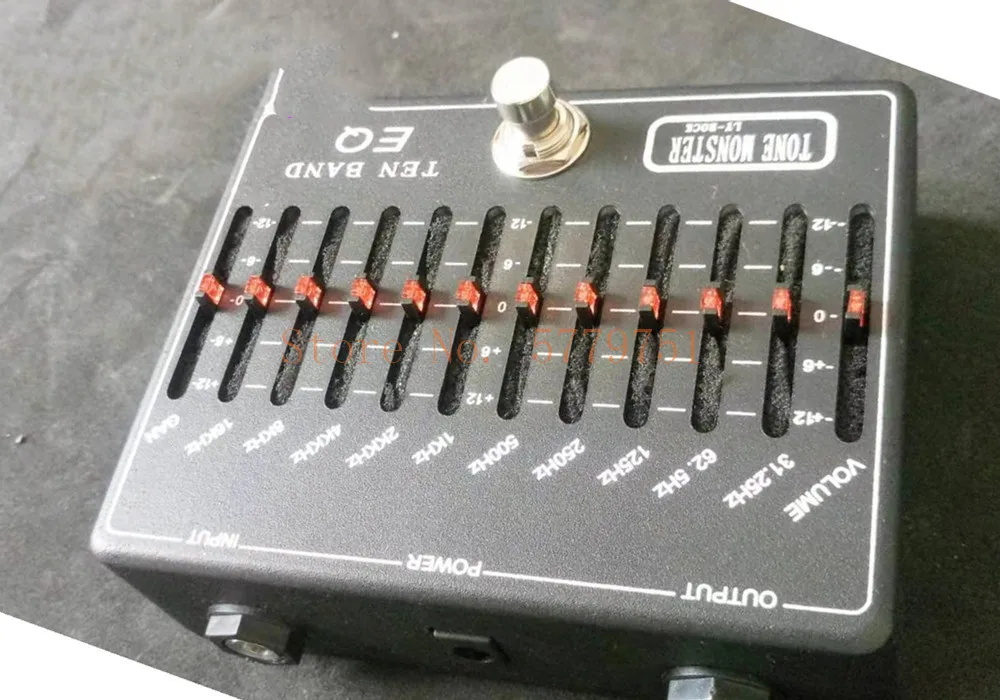 10-полосный эквалайзер Monster Ten LY-ROCK тонов Rock Stompbox