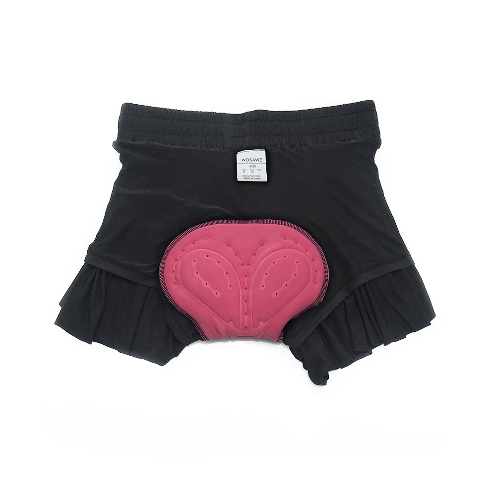 Женские велосипедные гелевые шорты WOSAWE юбка Ультралегкая дышащая велосипедная