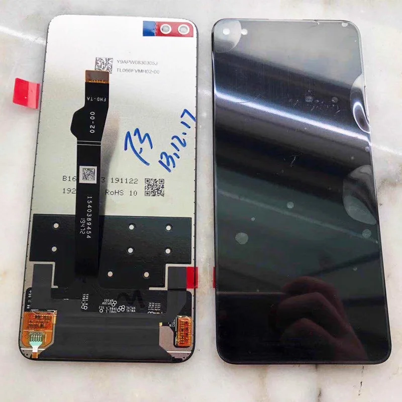 Оригинальный черный Сенсорный экран дигитайзер ЖК-дисплей в сборе для Huawei Nova 6