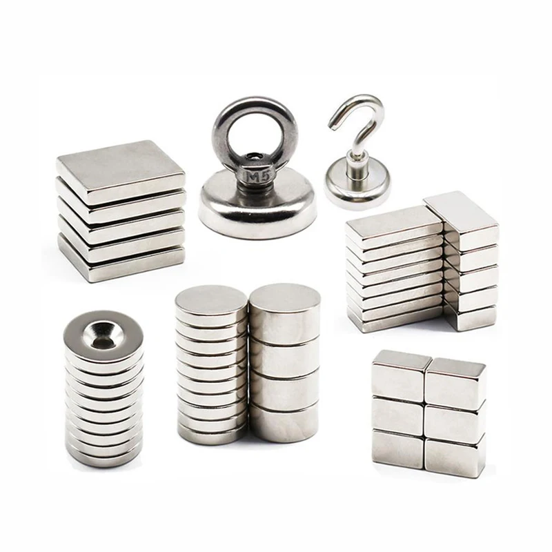 

50pcs 20*10*3 Super Powerful Neodymium Magnet Square Small Magnetic Sheet Refrigerator Multifunctional Magnetic Block
