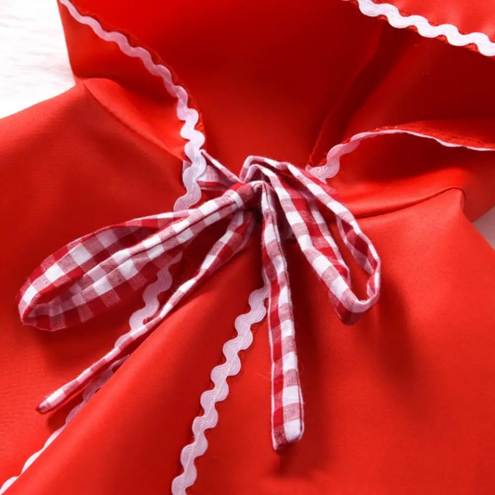 Фантазийный Детский костюм для девушки хеллоуина детей Красная Шапочка