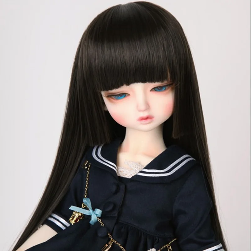 1/3 1/4 1/6 1/8 Bjd парик красивый черный прямой SD|1/6 bjd wig|bjd wig1/6 |