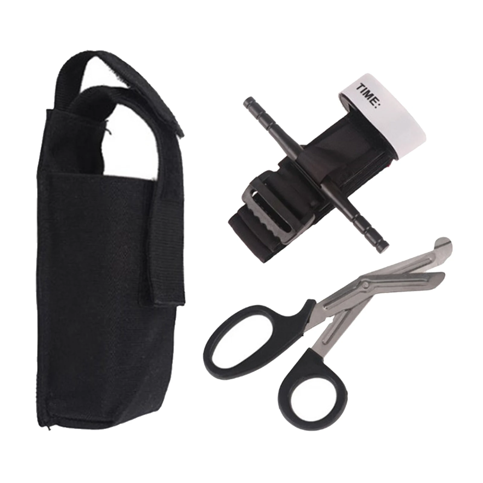 

First Aid Tourniquet Emergency Buckle Quick Slow Release Strap Black