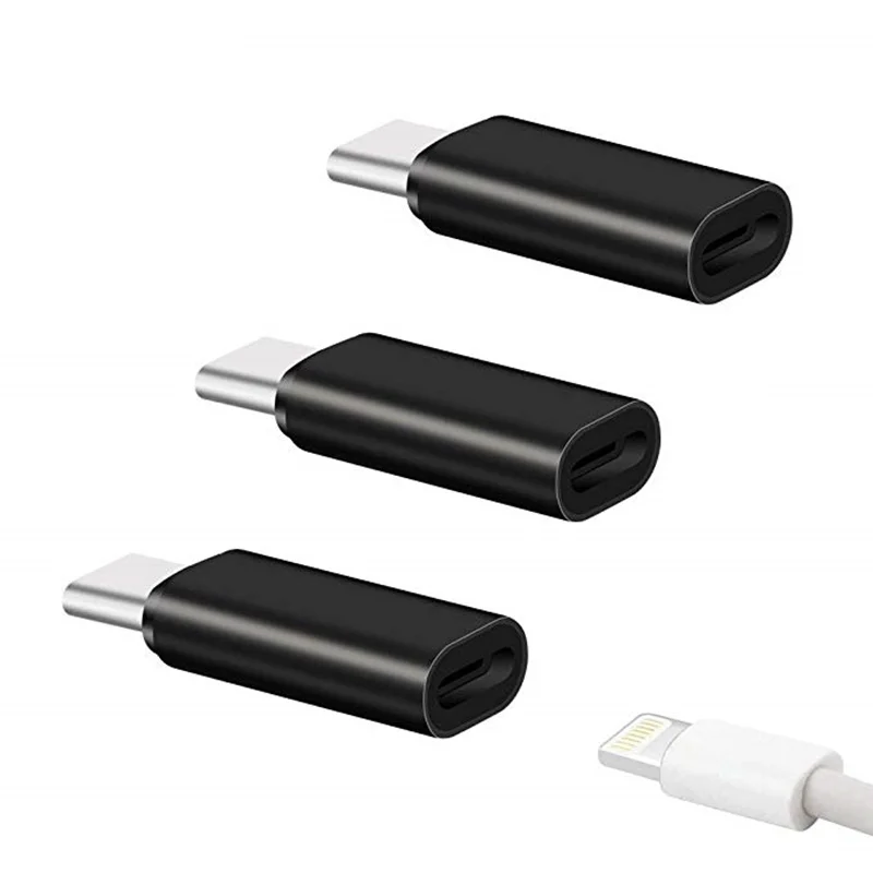 Металлический IOS Женский USB C Male адаптер для Samsung Galaxy S8 S9 S10 плюс huawei P20 P30 Pro 8 Pin к Тип-Док-станция с USB конвертер