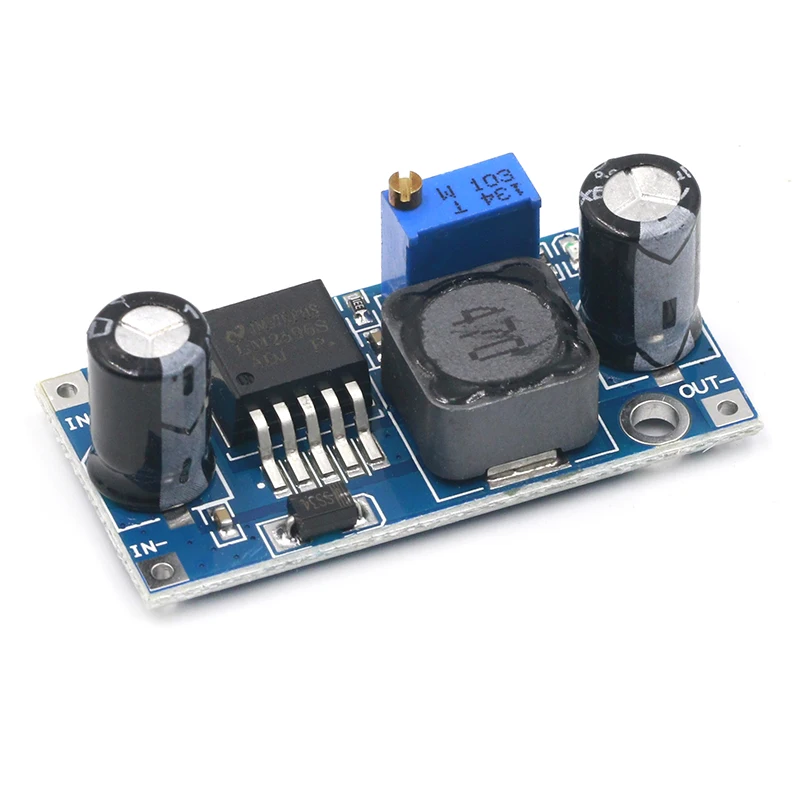 

LM2596 LM2596S ADJ Power supply module DC-DC Step-down 5V/12V/24V adjustable Voltage regulator 3A