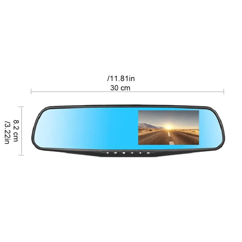 

3.5 Inch Car DVR Mirror Car Dvr Camera1080P Rear View Mirror Digital Video Recorder Dual Lens Auto Dash Cam