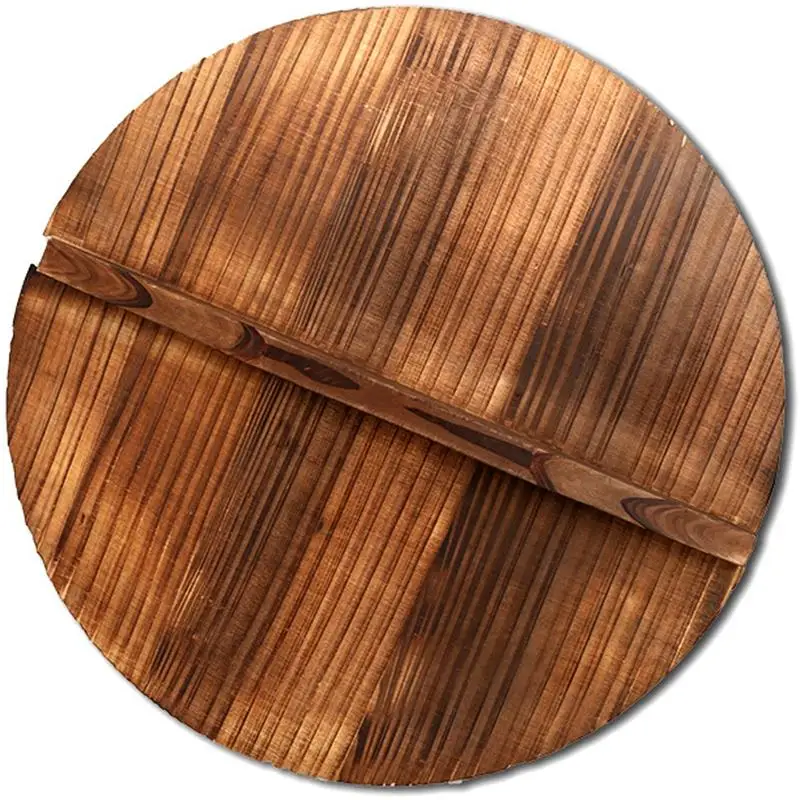 

Anti-scalding Anti-overflow Solid Wood Pot Lid Environmental Protection Iron Pot Handmade Pot Cover Kitchen Cookware
