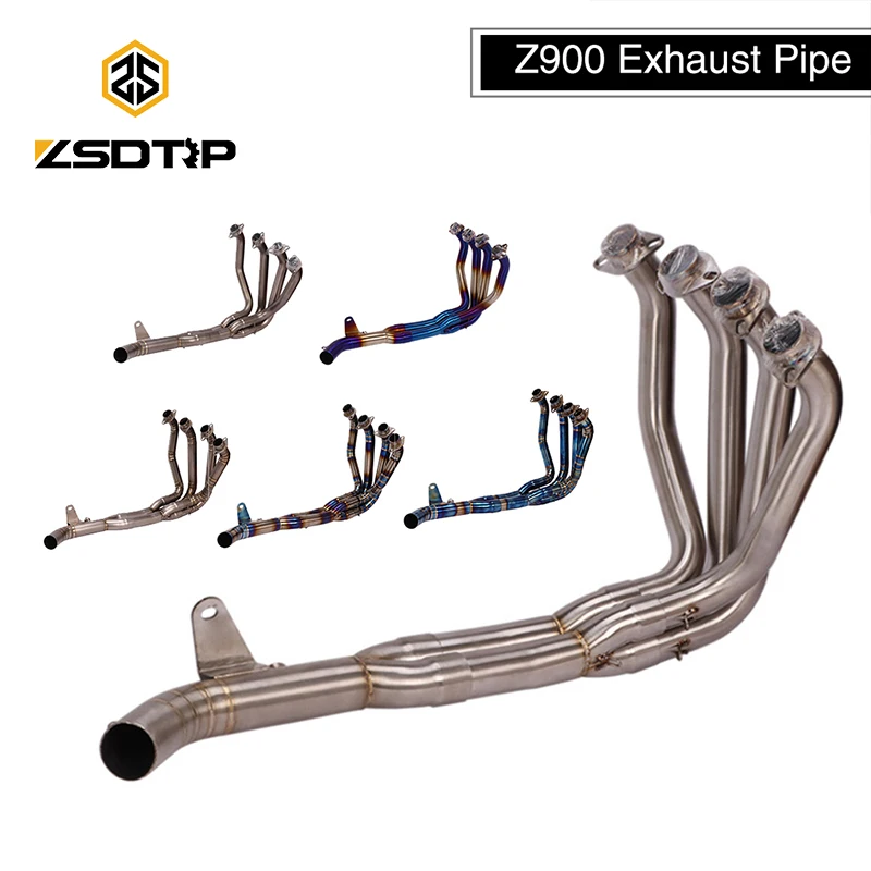 

Труба выхлопной системы ZSDTRP Z900 для мотоциклов, для Kawasaki Z900 Tracer 2017-2019, без глушителя