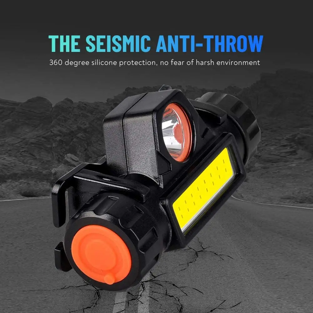 Светодиодный налобный фонарь ZK20 водонепроницаемый масштабируемый Магнитный USB