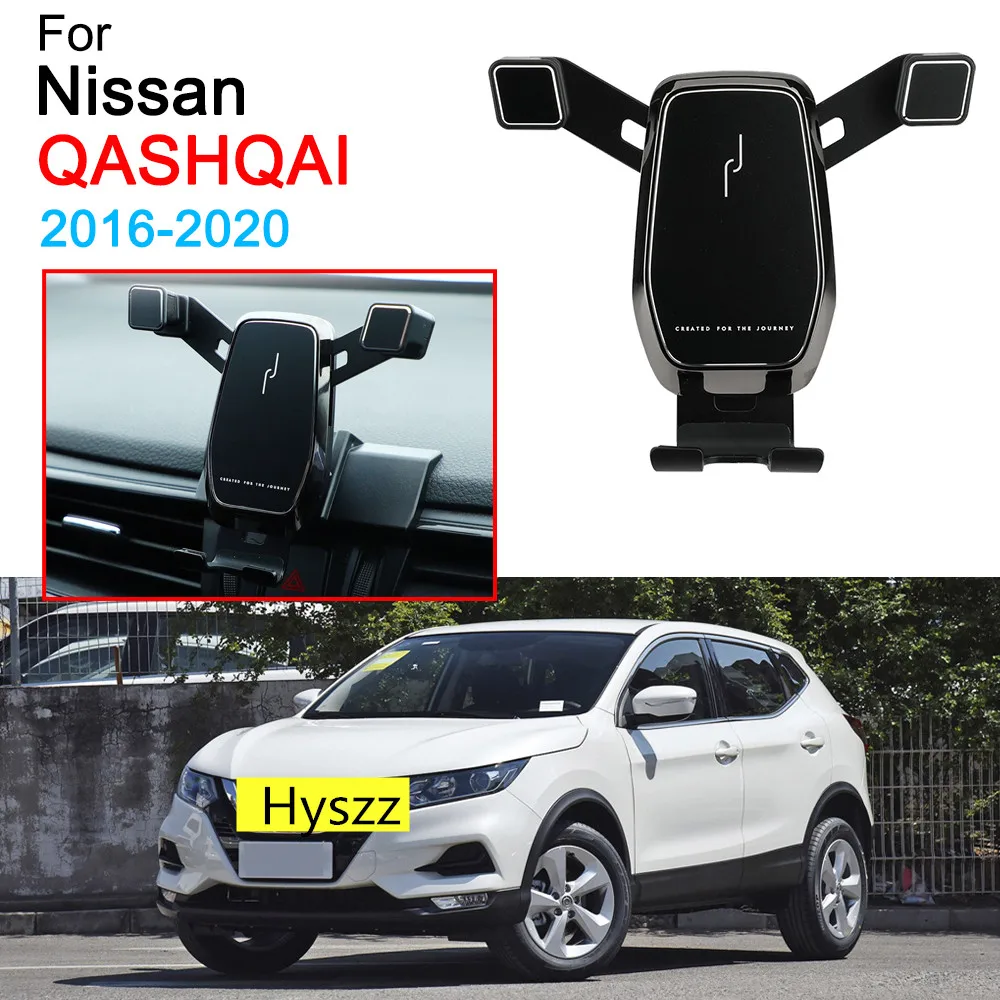 

Car Mobile Phone Holder Support Air Vent Mount Clip Clamp Phone Holder for Nissan Qashqai Accessories 2016 2017 2018 2019 2020