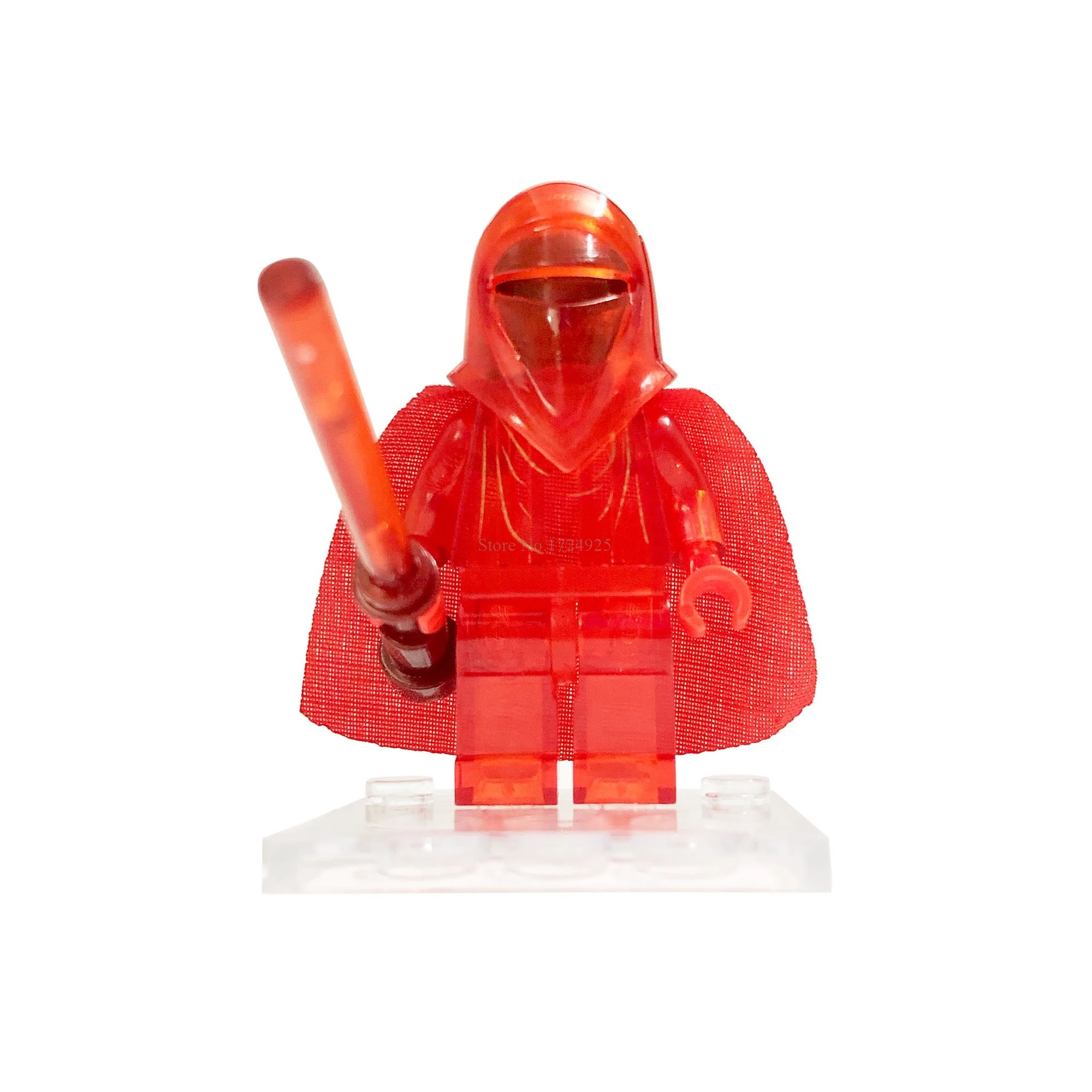 Мандалорское драже popping Boba Мандалорское одной продажи Star Wars рисунок Джанго Фетт pre vizsla Набор строительных блоков Модель бобба Фет игрушки - Цвет: Red Guard