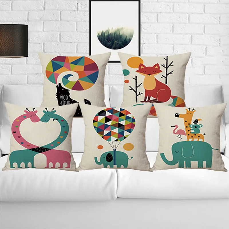 Оптовая продажа свадебный подарочный чехол для подушки с разноцветными