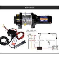 Car electric winch 12v electric winch 2000-12000lb electric car winch
