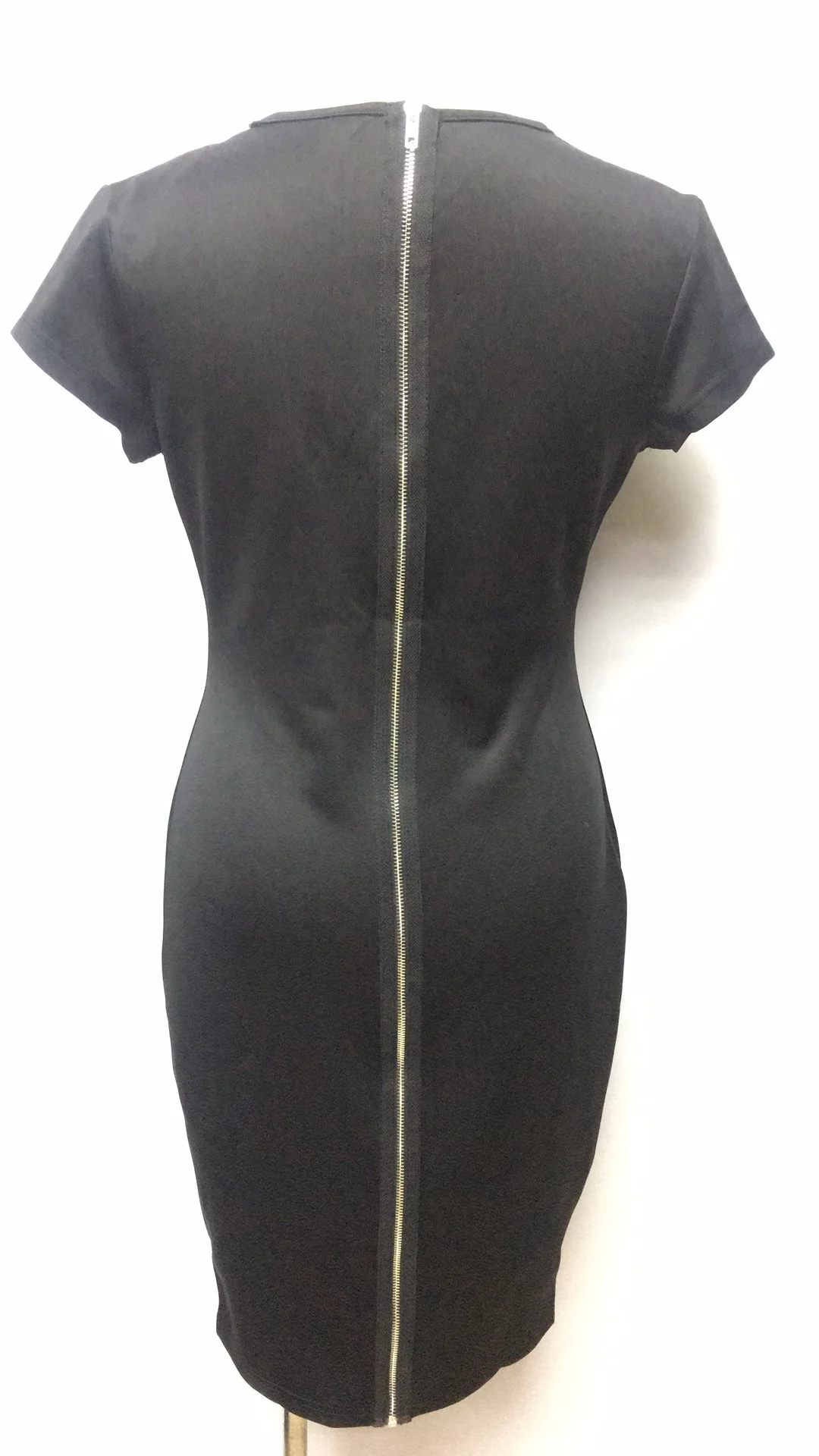 

Lace Women Autumn Spring Mid-Calf Dresses O-neck Short Sleeve Slim Lace Matching Sexy Female High Waist Dress Vestidos De Fiesta