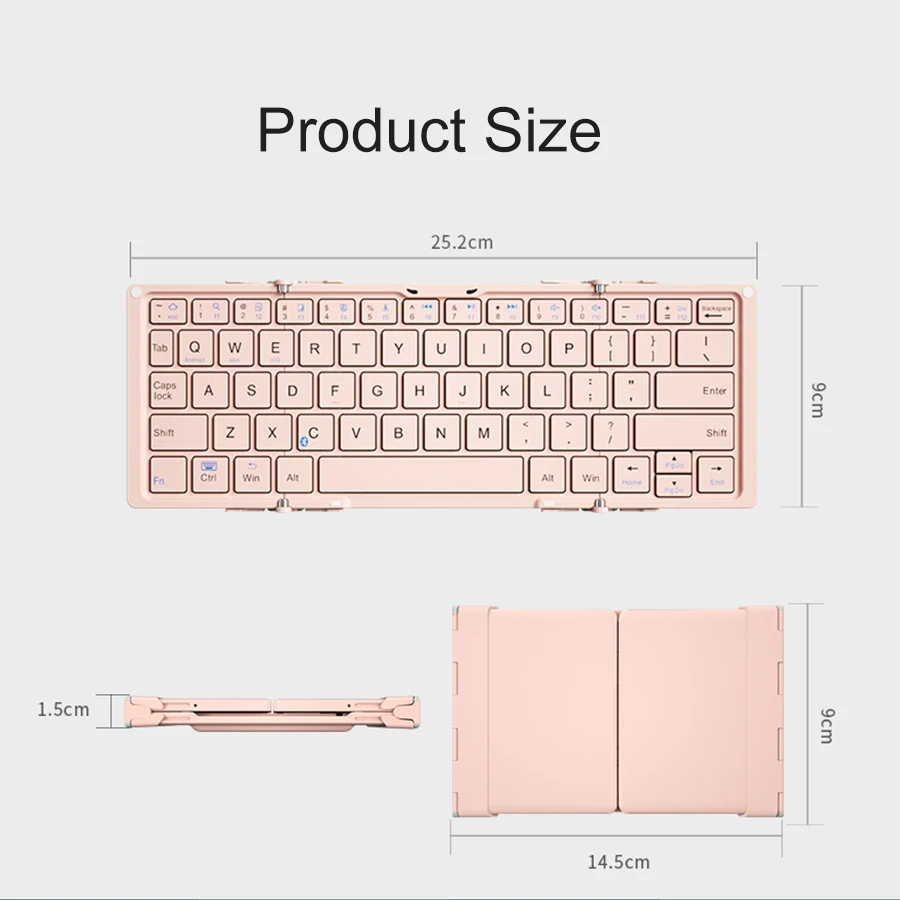 

Foldable Bluetooth Keyboard Mouse Set For Laptop Tablet iPad Phone Rechargeable iPad Magic Keyboard Mouse Combo Tablet Keypad