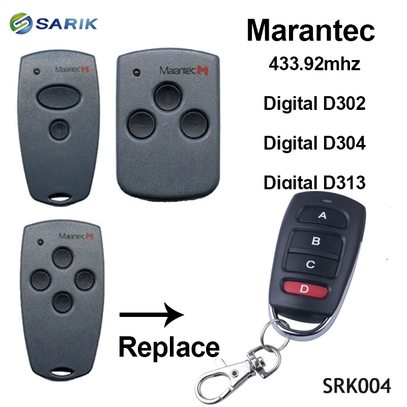 Высококачественный 4 канальный пульт дистанционного управления для гаражной