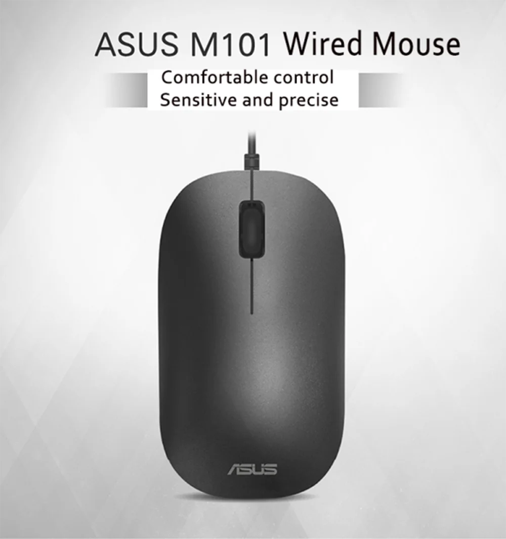 

ASUS Original Wired Mouse M101/MU101C/AE-01 Low Clicking Noise Ergonomics Business Office Notebook Desktop Universal