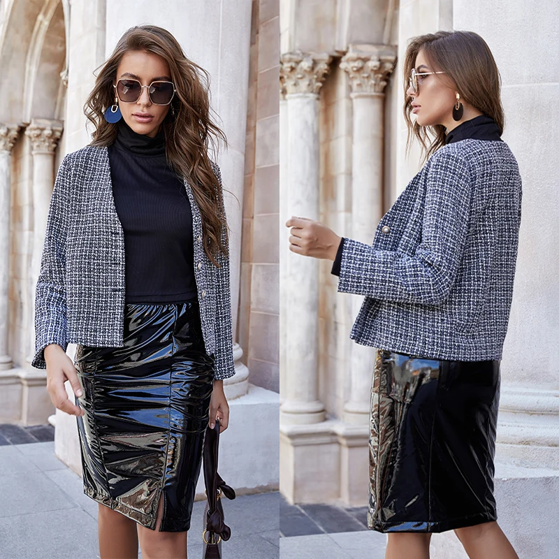 

Women coats and jackets winter, winter coats and jackets for Women overcoat, autumn fashion casual knitted woolen pearl button