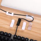 Держатель кабеля USB зажимы органайзера, для рабочего стола, рабочего стола