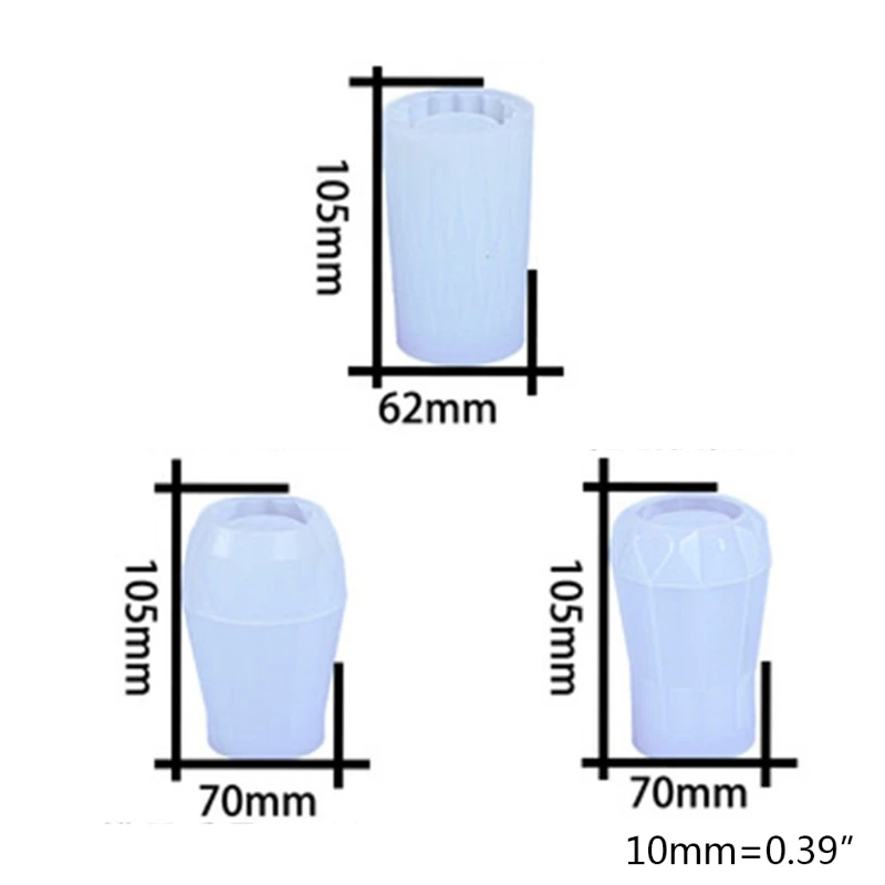 

Vase Crystal Epoxy Resin Mold Flowerpot Plant Pot Silicone Mould DIY Crafts Tool