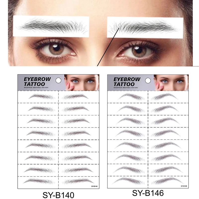 

Водостойкая тату-наклейка для бровей, водостойкая