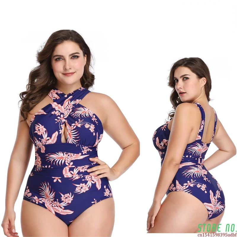 

Women Push Up Swimsuit One Piece Swimwear Plus Big Larges Size Swim Suits For Female Black Red Solid Russian Bathing Beachwear