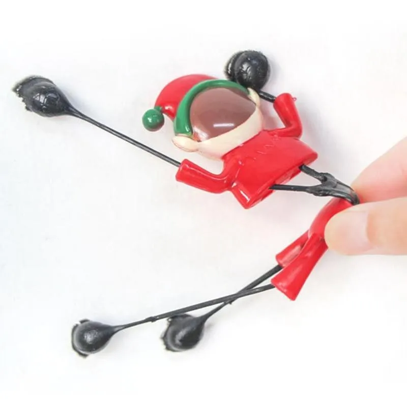 

Kid Shape Sticky Toys Christmas Funny Elastic Sticky Climber Cute Educational Toy