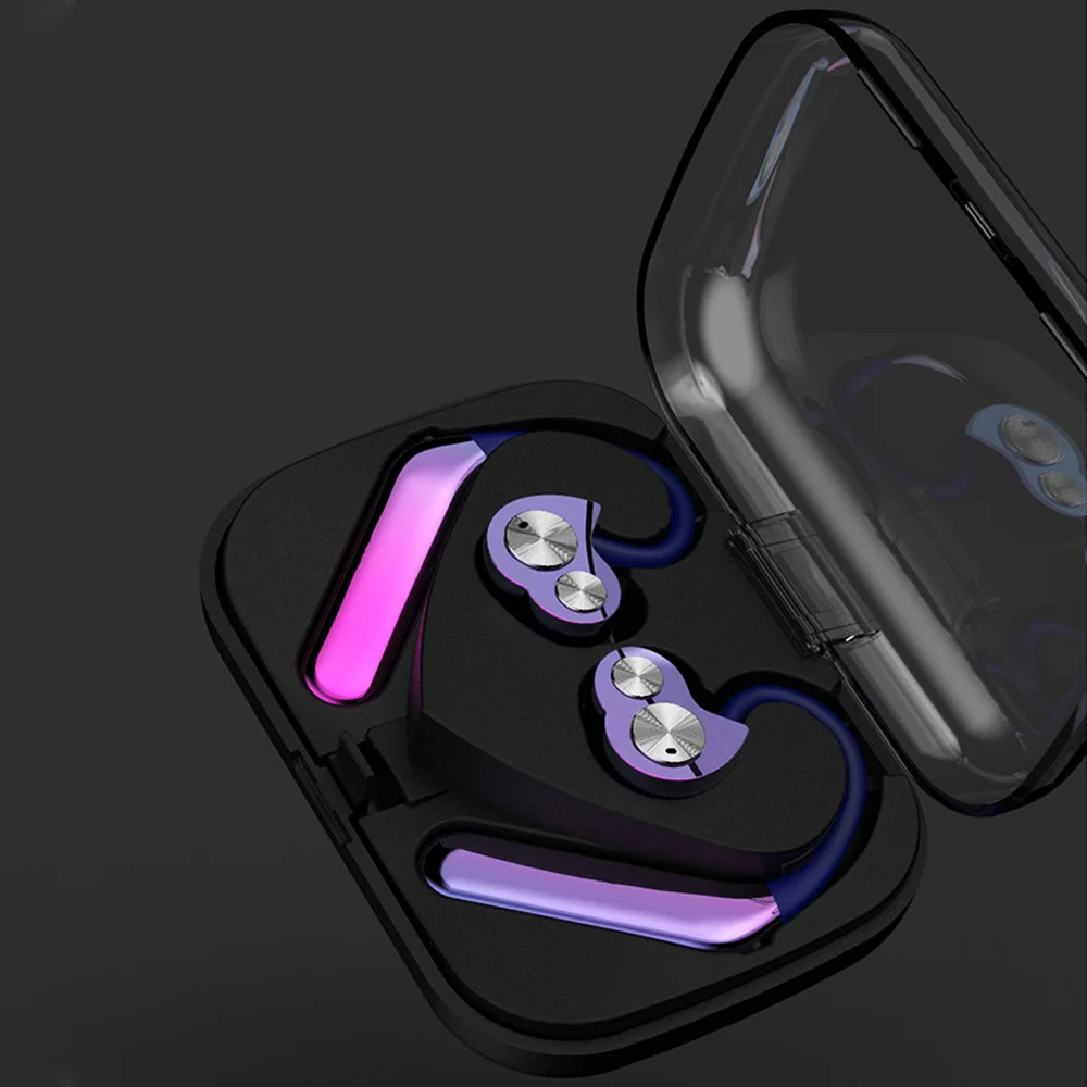 

Bluetooth 5.0 Wireless Earbuds Noise Cancelling HiFi Support Bass Headset Earphones TWS X6 Binaural Earphone Ear Hook Earbuds