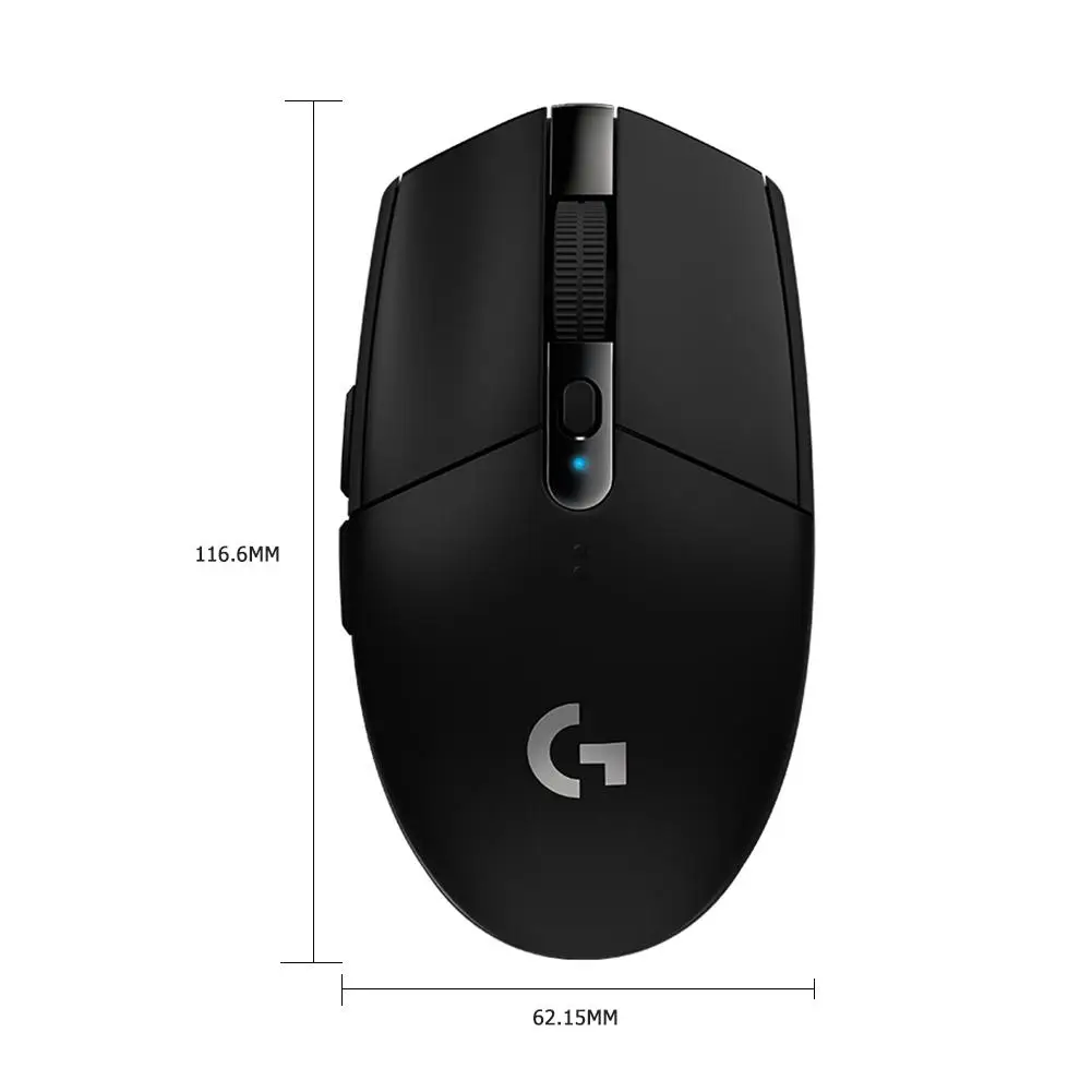

Logitech G304 Wireless Mouse LIGHTSPEED 6 Buttons USB Wireless Mouse HERO Sensor 12000DPI Adjustable Wireless Game Mouse